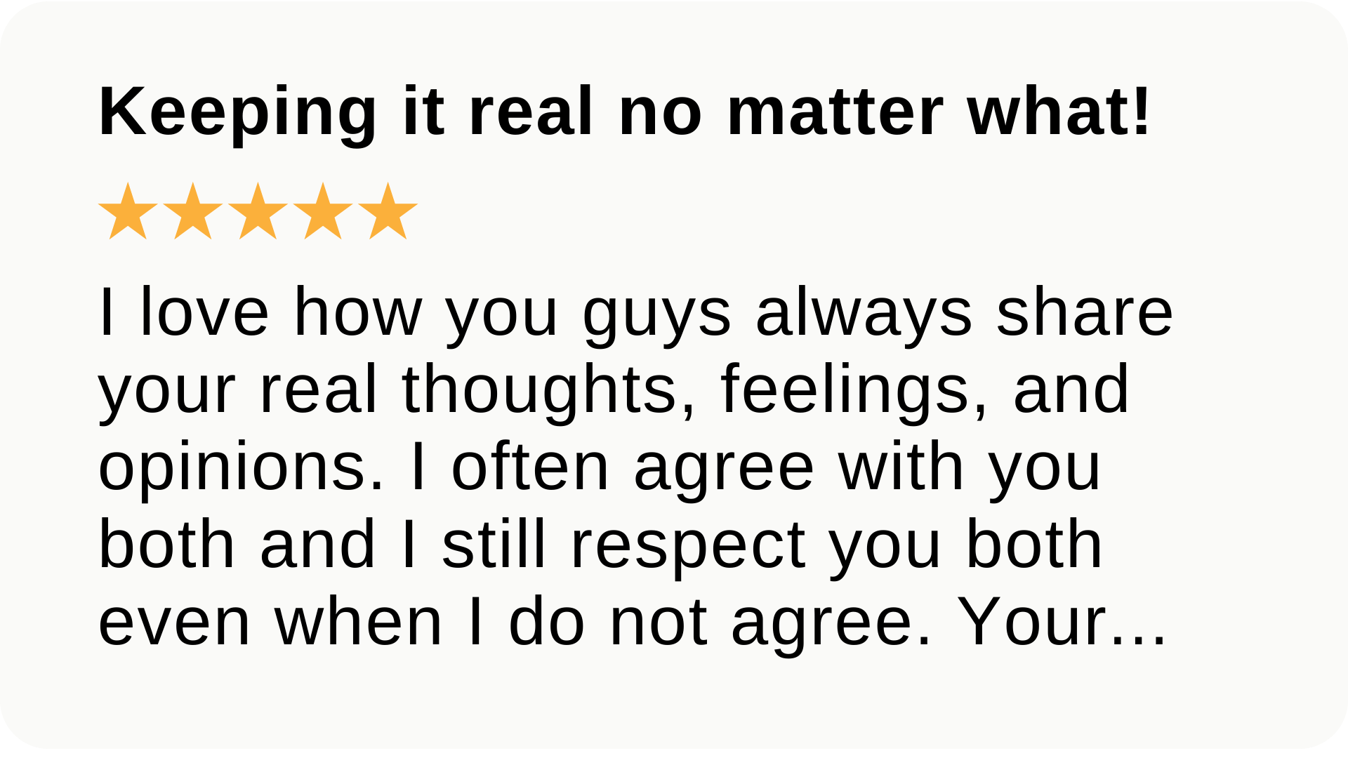 Best Hour of Their Day podcast review 1