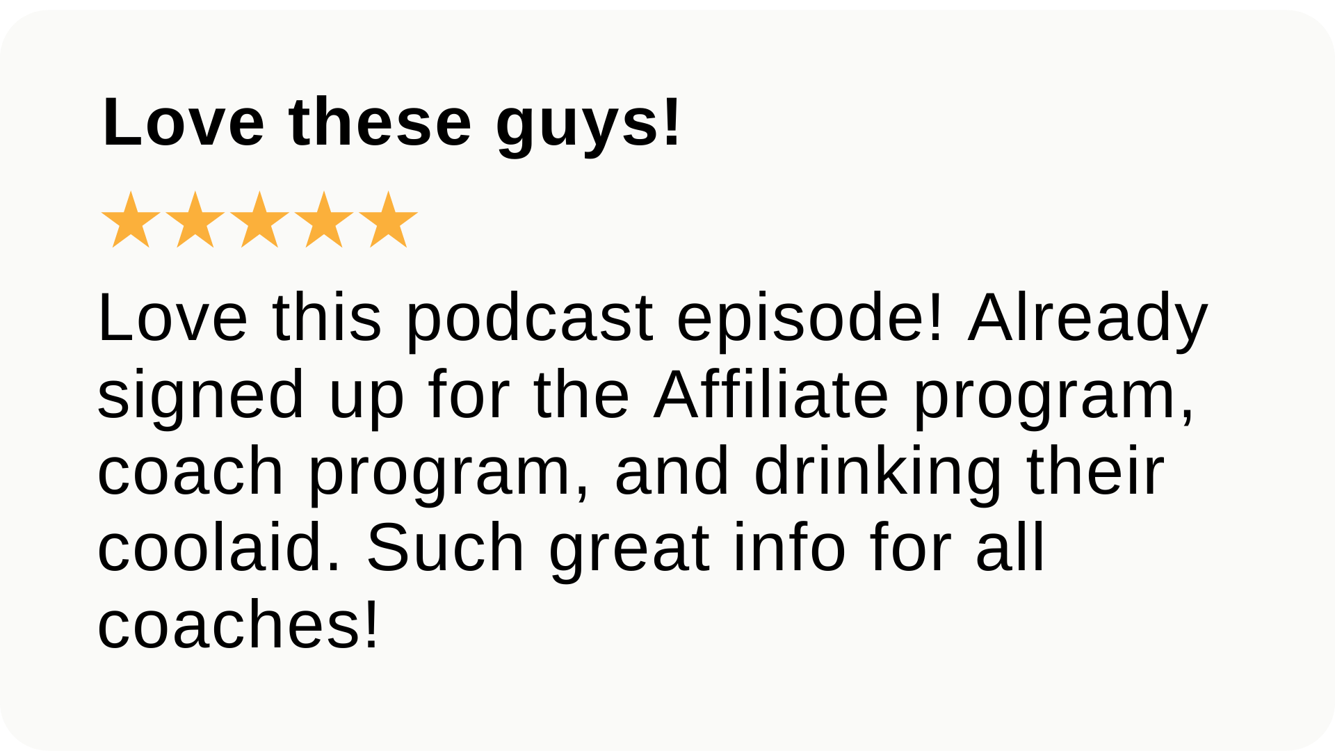 Best Hour of Their Day podcast review 3