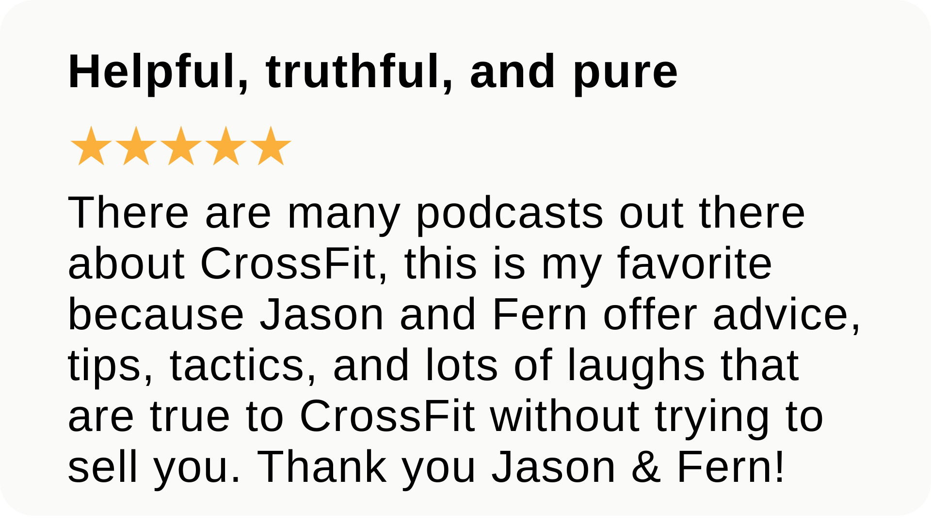 Best Hour of Their Day podcast review 9